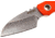 Boker USA Boker Special Run Pry-Mate 3V Fixed Blade Knife,3.3in CPM-3V Steel Blade,G-10 Orange Handle, 120514