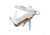 Boker USA Camp Knive Anniversary, 4034 Steel 2 1/2in And 1 3/4 Blade, White Micarta Scales, 110182M