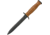 Boker USA M3 1943 Trench Fixed Blade Knife, 11 3/4in Fixed Blade Knife, 11.75in Overall, 6.63in Black SS Blade, Stacked Leather Handle, SS Guard And Pommel, OD Green Belt Sheath, 02BO1943