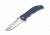 Boker USA Magnum Blue Line Folding Pocket Knife,3.7in 440A Steel Blade,G-10 Blue-Black Handle 01SC001