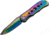 Boker USA Magnum Heavy Rainbow Folding Knife,3.5in 440 Stainless Steel Blade,Aluminum Handle 01SC908