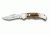 Boker Lock Blade Folding Knife, 3.5 in, 440C Stainless Steel, Stag, Silver, 113004ST