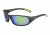 Bolle Crest Sunglasses,Shiny Anthracite Frame,Brown Emerald Lens,11977