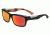 Bolle Jude Single Vision Prescription Sunglasses, Matte Black / Argyle Orange Frame-11834SV