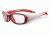 Bolle Kids Crunch Sport Protective Eyewear - White and Pink Frame,Clear Anti Fog/Scratch Lens 12004