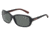 Bolle Molly Single Vision Prescription Sunglasses, Shiny Black/Coral Frame-11690SV