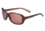 Bolle Molly Single Vision Prescription Sunglasses, Matte Chocolate / Gold Frame-11804SV