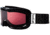 Bolle Monarch Ski/Snowboard Goggles, Shiny Black Frame, Modulator Vermillon Lens 20659