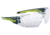 Bolle Silex+ Safety Glasses, Grey Black Frame, Clear Assembled in America Lens, SILEXPPSISA