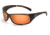 Bolle Snakes Recoil Sunglasses, Dark Tortoise Frame, Polarized Inland Gold Lens, 11053