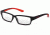 Bolle Prescription Eyeglasses Volnay with No Line Progressive Rx Lenses, Select Frame Color Bolle Volnay Eyeglass Frame, Red/Black, 53mm Lens