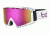 Bolle Z5 OTG Goggles, Shiny White and Pink Frame, Rose Gold Lens, 21497