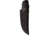 BORDO Potter Satin Fixed Blade Knife, 8.75in Overall, 2.5in, Stainless Steel, Satin Blade, Black/Red Wood Handle, Leather Sheath, POTTER RUSTY STEEL