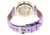 Boum BM3305 Ombre Ladies Watch 38mm, Plum Face, Plum Leather Band BOUBM3305