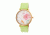 Boum Mademoiselle Floral-Dial Watch, Rose Gold/Lime, Standard BOUBM3006