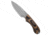 Bradford Bradford Guardian 4 MagnaCut Fixed Blade Knife Black G-10/Brown Wood 4.6" SW, Black/Brown, CPM MagnaCut, adult, BHQ-204350