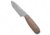 Bradford Bradford Knives Guardian3.5T Fixed Blade 3D Natural Micarta 3.75" Stonewash, Brown, Elmax, adult, BHQ-217418