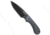 Bradford Bradford Knives Guardian3 Fixed Blade Knife 3D Black Micarta DLC/N690, Black, Bohler N690, adult, BHQ-116009