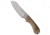 Bradford Bradford Knives Guardian3 Fixed Blade Natural Micarta 3.50" Stonewash, Natural, Bohler N690, adult, BHQ-202174