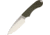 Bradford Knives Guardian 4 OD Green / Black Knife, 4.5 stonewash finish Bohler N690 stainless drop p, Textured g10 handle, 4FE-009-N690