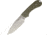 Bradford Knives Guardian3 EDC OD Green Fixed Blade Knife, 3.5in, Stonewash, OD Green, G10 Handle BRAD02