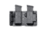 Bravo Concealment Magazine Pouch, Double, 1.5 Belt Loops, Size Large, Fits Glock 19/17, Sig P320, HK VP9, CZP10 Magazines, Ambidextrous, Polymer, Black BC60-2003L