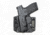 Bravo Concealment OWB BCA Holster 3.0, S&amp;W M&amp;P 9,40 Shield Shield 2.0, Right Hand, 1.5in Belt Loops, Black, Small, BC10-1012