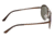 Breed Asteroid Sunglasses, Brown Titanium Frame, Blue Polarized Lens, Brown/Blue, One Size, BSG052BN