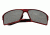Breed Centaurus Sunglasses, Red Titanium Frame, Black Lens BSG021RD