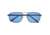 Breed Gotham Polarized Sunglasses - Mens, Navy Frame, Blue Lens, Navy/Blue, One Size, BSG067C5