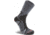 CoolFusion TrailBlaze Light Crew Sock - Mens-Gunmetal/Black-X-Large