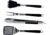 Brinkmann Outdoors 4 Pc Stainless Steel Tool Set, Silver/Black 812-9029-S