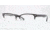 Brooks Brothers BB2014 Single Vision Prescription Eyeglasses 6000-50 - Black Frame, Demo Lens Lenses