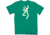 Browning Bg Men's T-shirt Cream Buckmark Xx-large Kelly Green