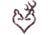 Browning Buck Heart 6in Decal, Camo 3922290620