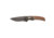 Browning Buckmark Hunter Large Fixed Blade Knife, 3.625in, 440-C, Drop Point, Wood Handle, Split Grain Leather, 3220397