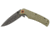 Browning Buckmark Slim Folding Knives, 3.125in, D2 High Carbon Steel, Drop Point, Sage Laminate Handle, N, 3220513
