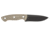 Browning Desolation Fixed Blade Knife, 3.75in, 440-C, Drop Point, Composite Handle, Black, 3220508B