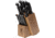 Browning Kitchen Set W/ Butcher Block Kitchen Knives, Stainless Steel, 3220536B