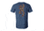 Mens Graphic RT Xtra Buckmark Short Sleeve T-Shirt, Heather Navy