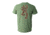 Mens Graphic RT Xtra Buckmark Short Sleeve T-Shirt, Heather Military Green