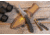 Browning Primal Gut Tool Fixed Blade Knife, 3.125in, 8Cr13MoV, Gut, Polymer/Rubber Handle, Black, 3220424