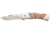 Browning Timber Folder 2 3/4in Knife, Drop Point, 12C27 Blade, Burl Wood Handle, 3220478