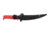 Bubba Tapered Flex Spine Fillet Knife, 7in, Stainless Steel, Serrated, Red Handle, 1213884