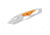 Buck Knives 630 Paklite 2.0 Hide Fixed Blade Knife, 6.75in Overall, 2.75in, Stonewash 420HC Stainless Steel Blade, Drop Point Blade, Orange GFN Handle, Black Polypropylene Belt Sheath, 13499