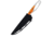 Buck Knives 636 Paklite 2.0 Orange Processor Knife, 9.5in Overall, 5.75in Stonewash 420HC Stainless Steel Blade, Orange GFN Handle, Black Polypropylene Belt Sheath, 13514