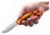 Buck Knives 659 Pursuit Pro Large Folding Knife, 3.6in S35VN Satin Drop Point, Versaflex Orange/Black Handle, 12754