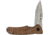 Buck Knives 841 Sprint Pro Folding Knife, 3.125in, S30V, Straight Blade, Burlap Micarta, 0841BRS1B/13435