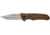 Buck Knives 841 Sprint Pro Folding Knife, 3.125in, S30V, Straight Blade, Burlap Micarta, 0841BRS1B/13435
