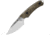 Buck Knives 662 Alpha Scout Pro Richlite Knife, 6.63in Overall, 2.88in, S35VN, Satin Drop Point Blade, Richlite Handle, Leather Sheath, 13463